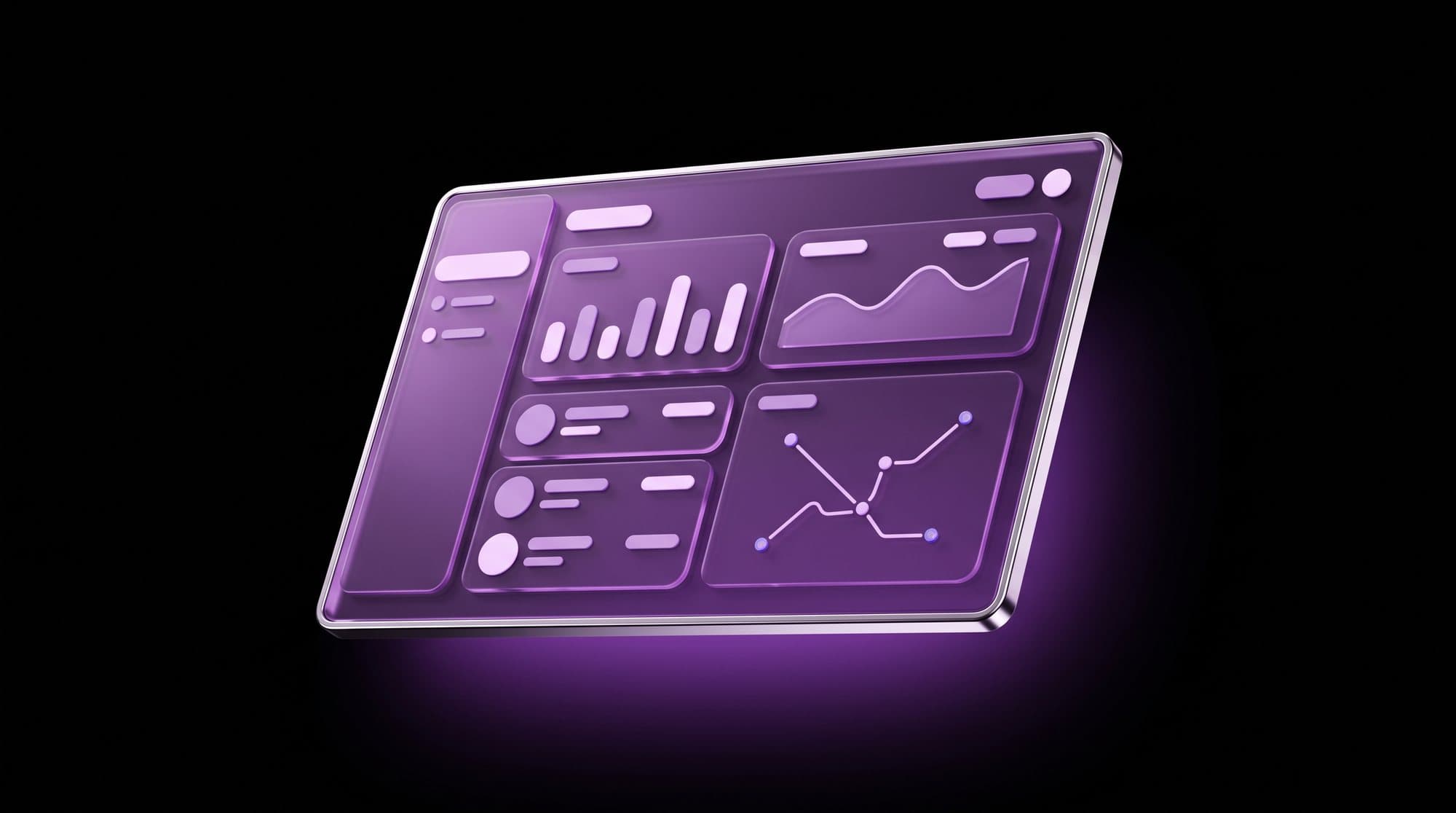 Dashboard of the logistics operations platform with charts and a route map